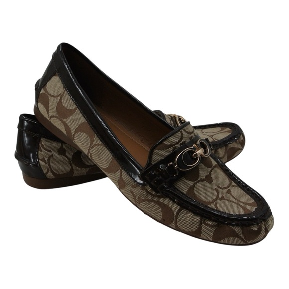 Coach Shoes - Coach Brown and Black Loafers